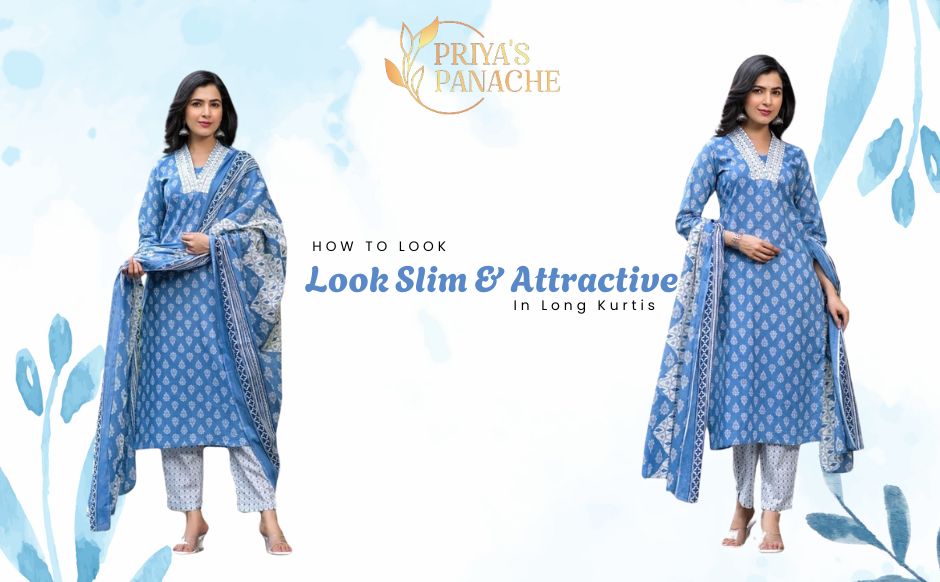 How To Look Slim And Attractive In Long Kurtis